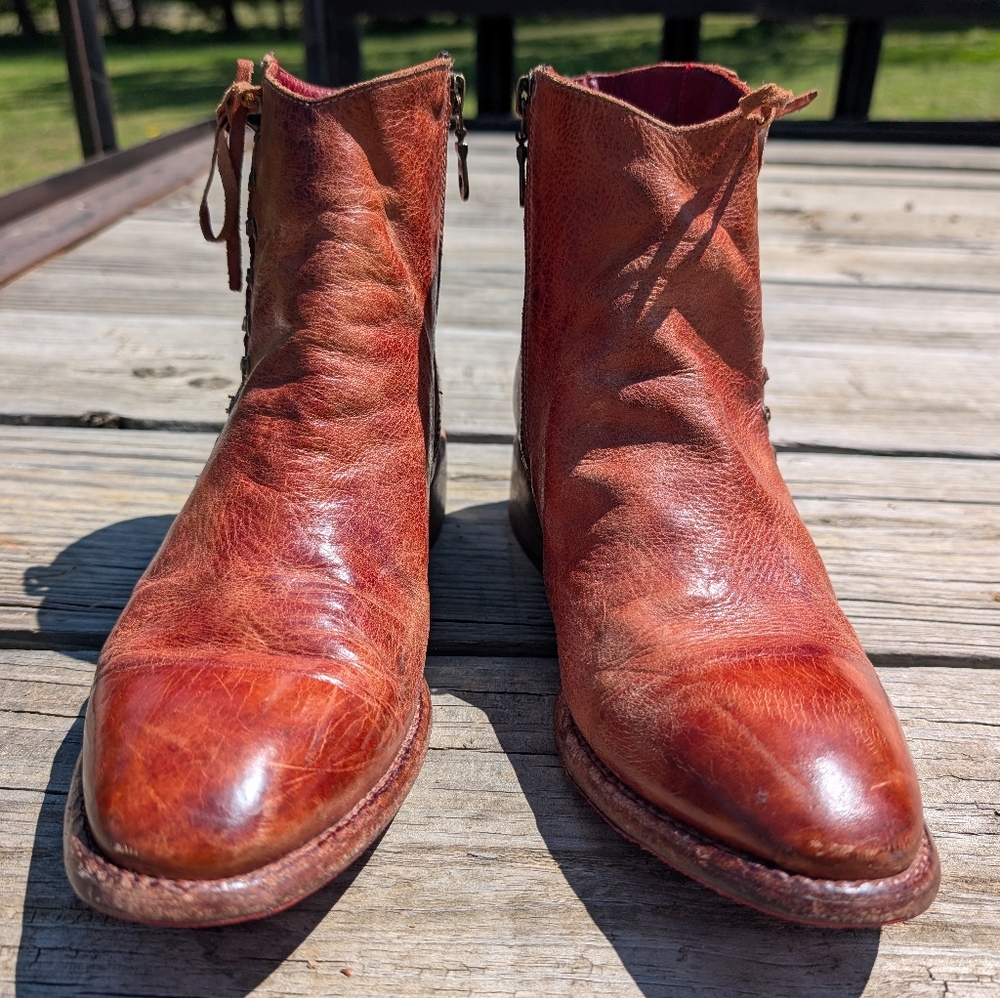 BED|STU Aldina Rustic Leather Boots - Picture 3 of 12